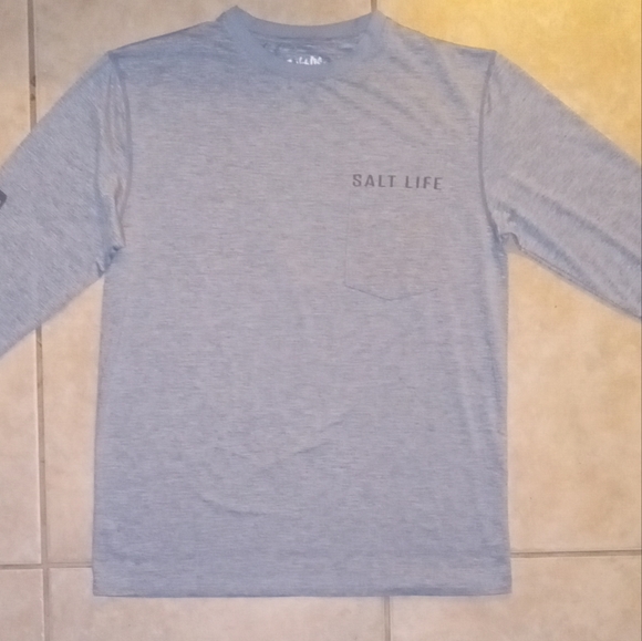 Salt life long sleeve fishing shirt - Picture 4 of 5